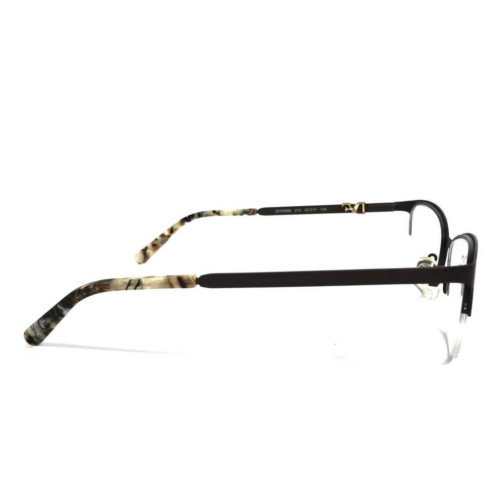 Diane Von Furstenberg Eyeglasses Frames DVF8056 210 Brown Cat Eye 52-17-135